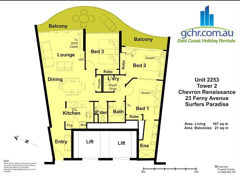 2253/23 Chevron Renaissance – Ferny Avenue, Surfers Paradise QLD 4217