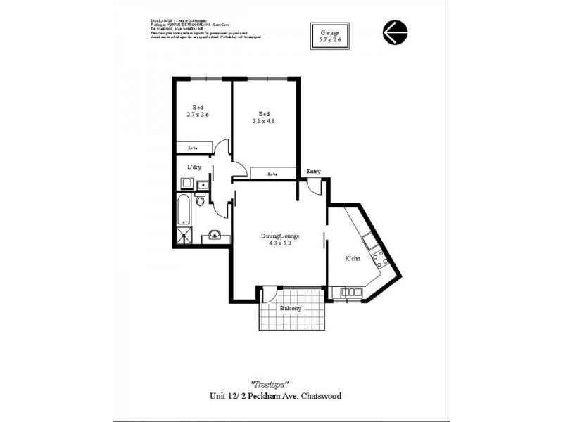 12/2 Peckham Street, Chatswood NSW 2067