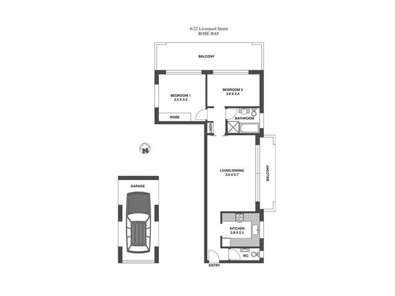 6/22 Liverpool Street, Rose Bay NSW 2029