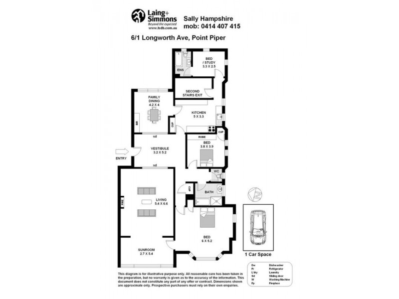 6/1 Longworth Ave, Point Piper NSW 2027