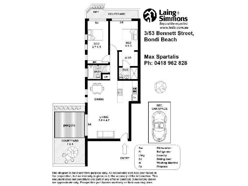 3/53  Bennett Street, Bondi NSW 2026