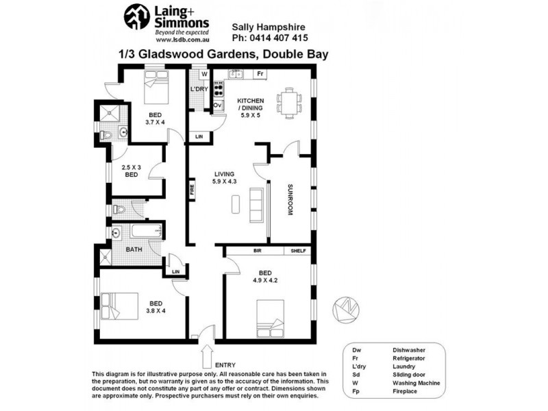 1/3  Gladswood Gardens, Double Bay NSW 2028