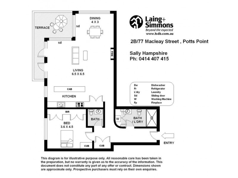 2B/77 Macleay Street, Potts Point NSW 2011