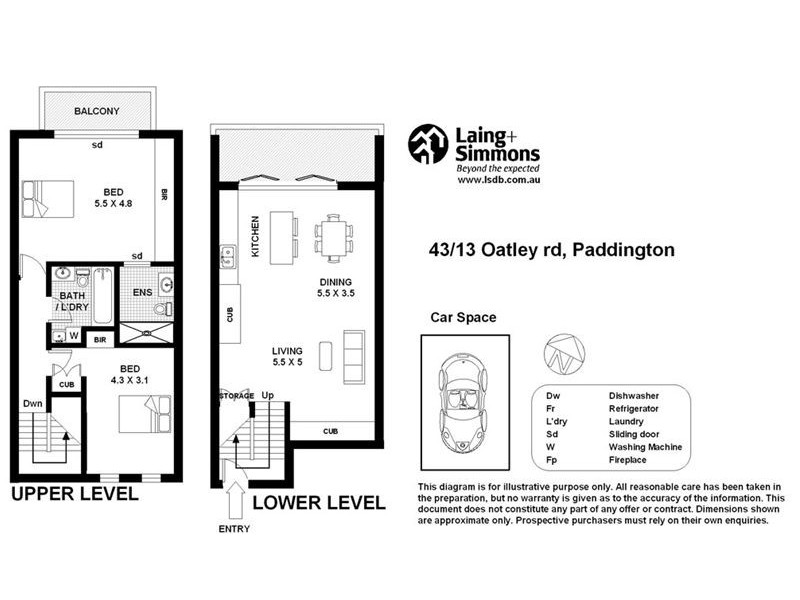 43/13  Oatley Road, Paddington NSW 2021