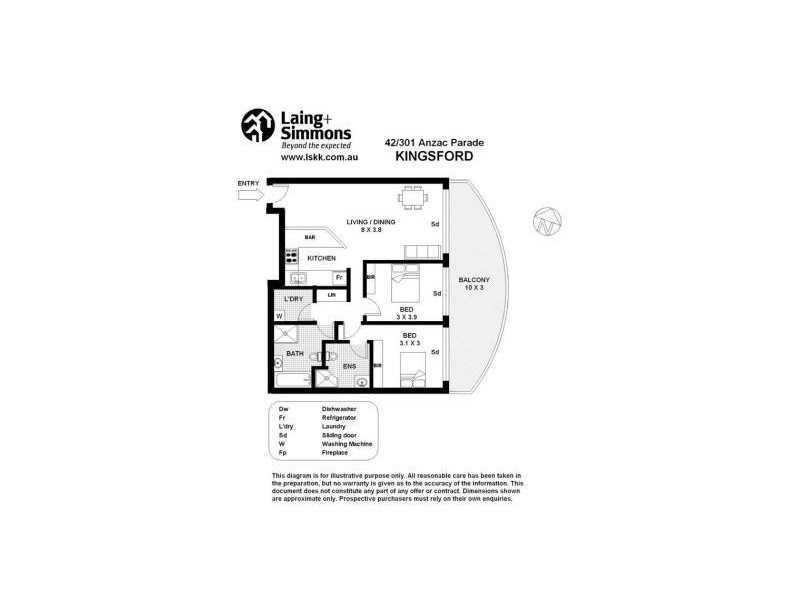 Level 8th 42/301  Anzac Parade, Kingsford NSW 2032