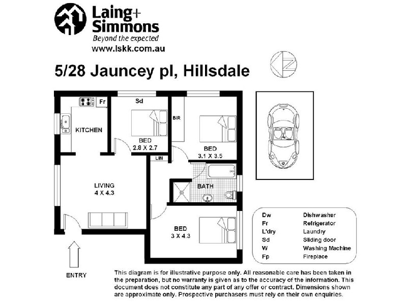 5/28  Jauncey Place, Hillsdale NSW 2036