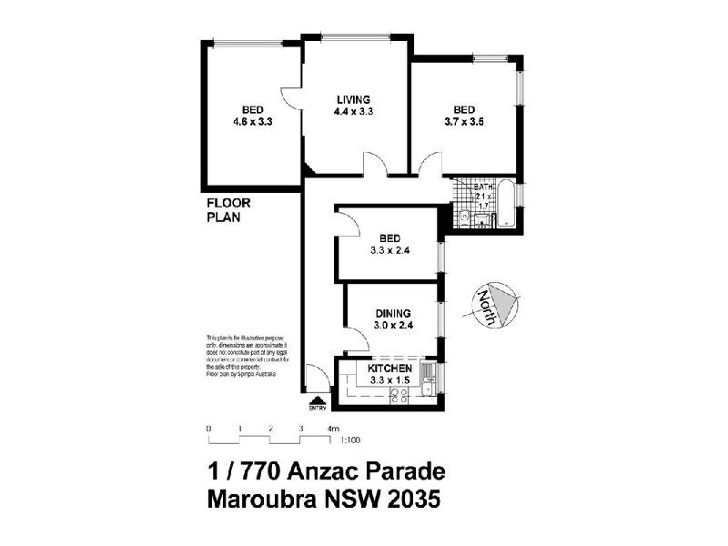 1/770  Anzac Parade, Maroubra NSW 2035