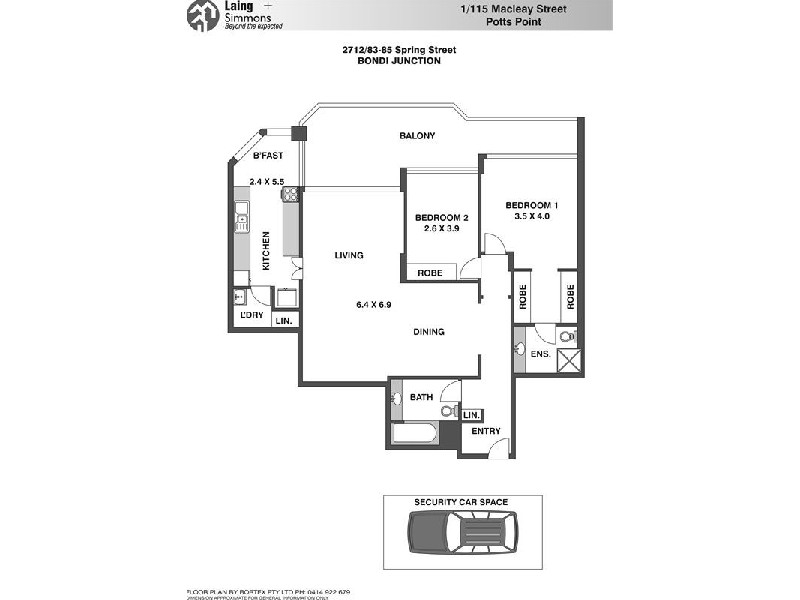 2712/83-85  Spring Street, Bondi Junction NSW 2022