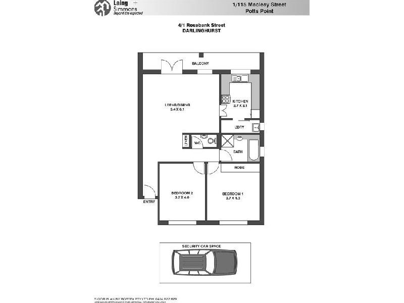 4/1  Rosebank Street, Darlinghurst NSW 2010