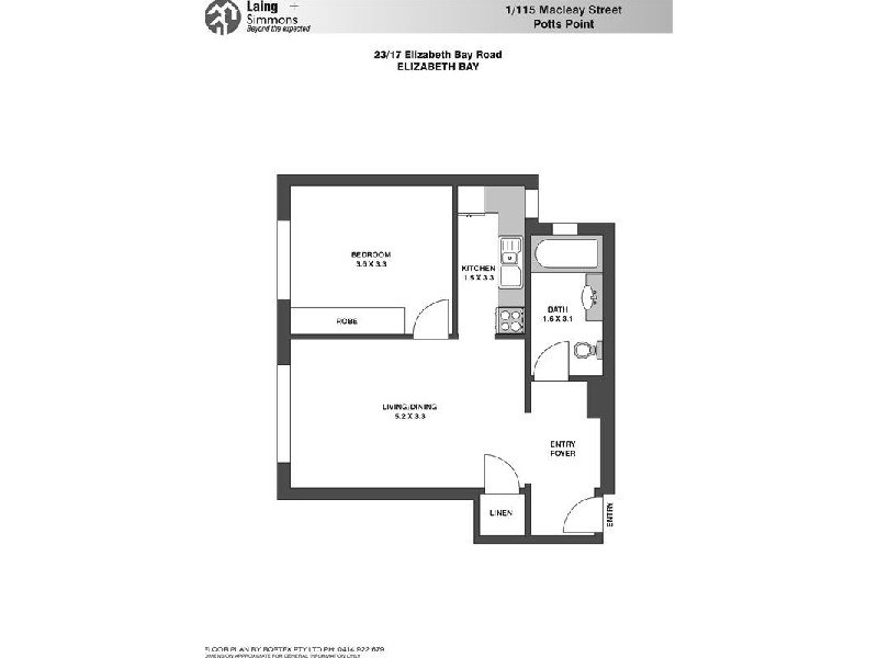 23/17  Elizabeth Bay Road, Elizabeth Bay NSW 2011