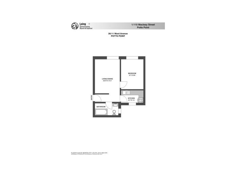 26/11  Ward Avenue, Potts Point NSW 2011