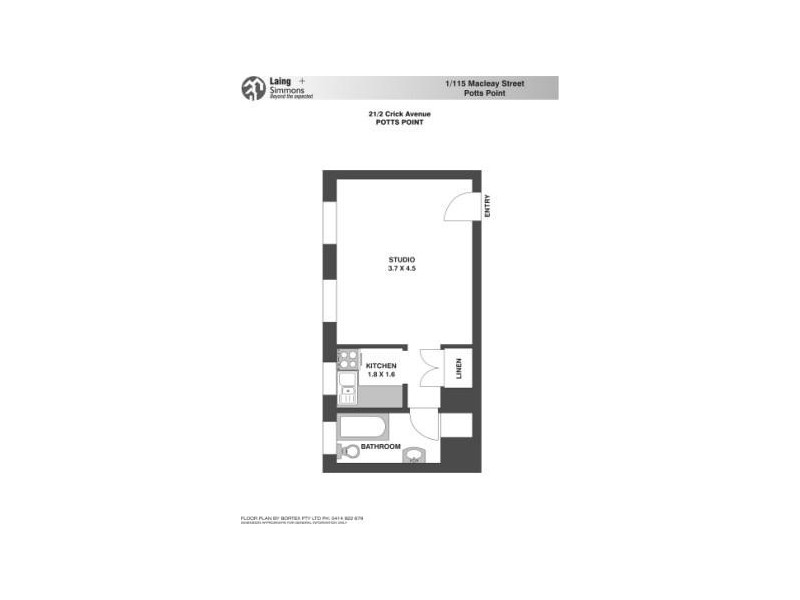 21/2  Crick Avenue, Potts Point NSW 2011