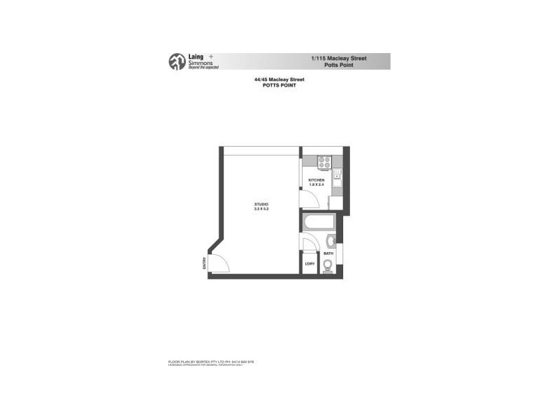 44/45  Macleay Street, Potts Point NSW 2011