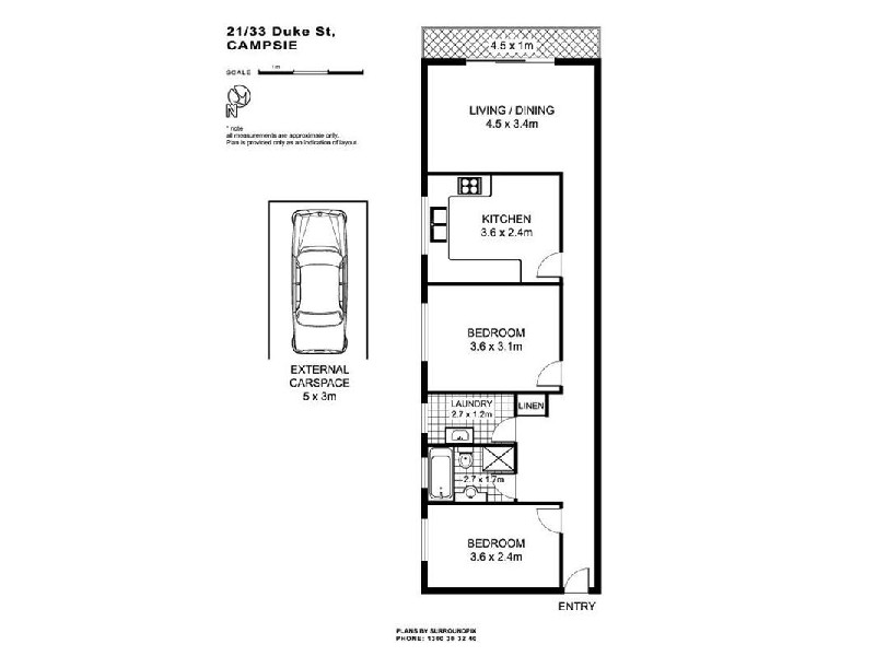 2/33  Duke Street, Campsie NSW 2194
