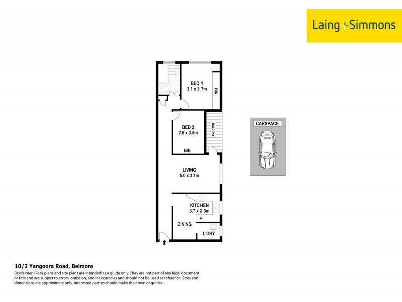 10/2 Yangoora Road, Belmore NSW 2192 Floorplan