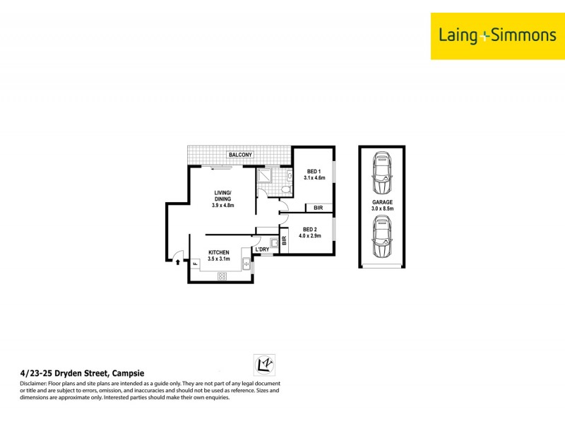 4/23 Dryden St, Campsie NSW 2194 Floorplan