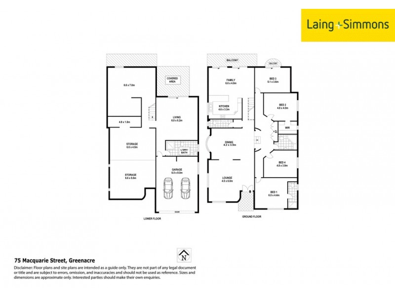 75  Macquarie st, Greenacre NSW 2190 Floorplan