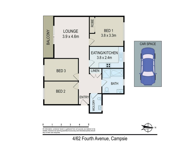 4/62 Fourth Ave, Campsie NSW 2194