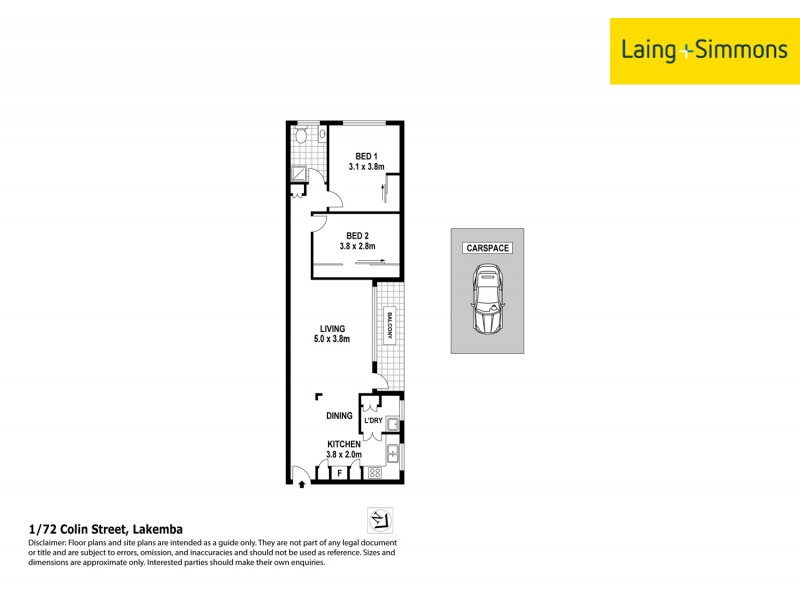 72 Colin Street, Lakemba NSW 2195 Floorplan