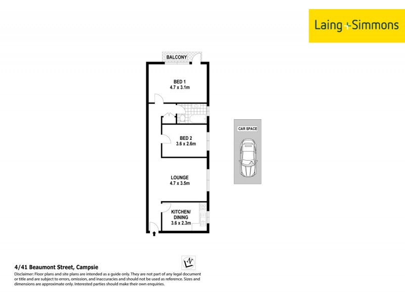 41 Beaumont St, Campsie NSW 2194 Floorplan