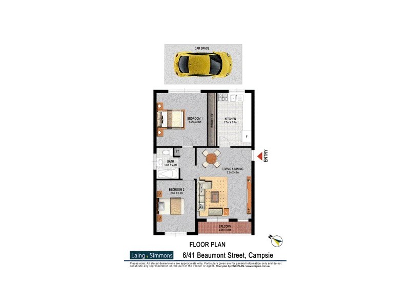 6/41 Beaumont, Campsie NSW 2194 Floorplan