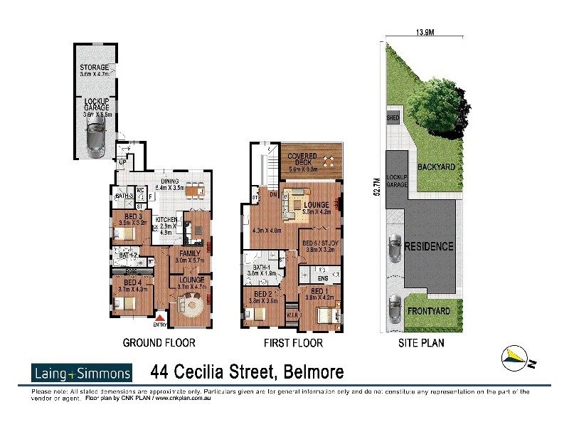 44 Cecilia Street, Belmore NSW 2192 Floorplan
