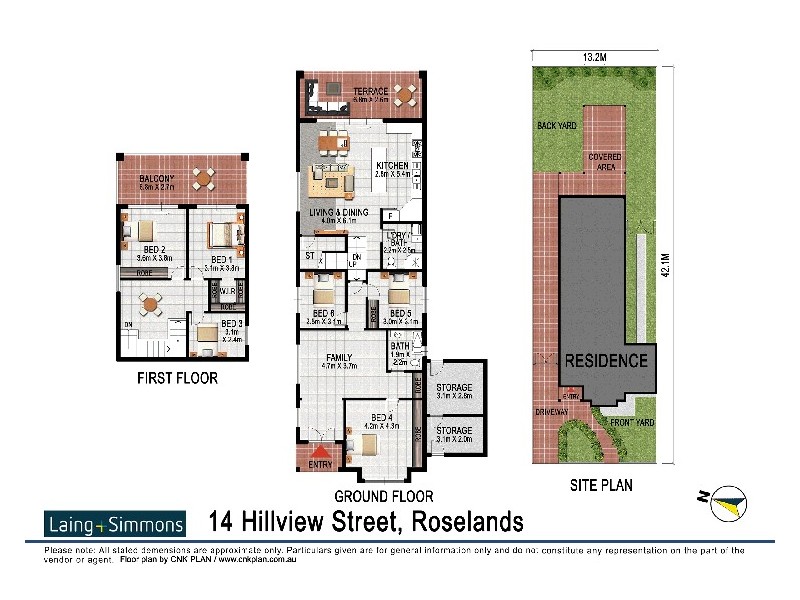 14 Hillview St, Roselands NSW 2196 Floorplan