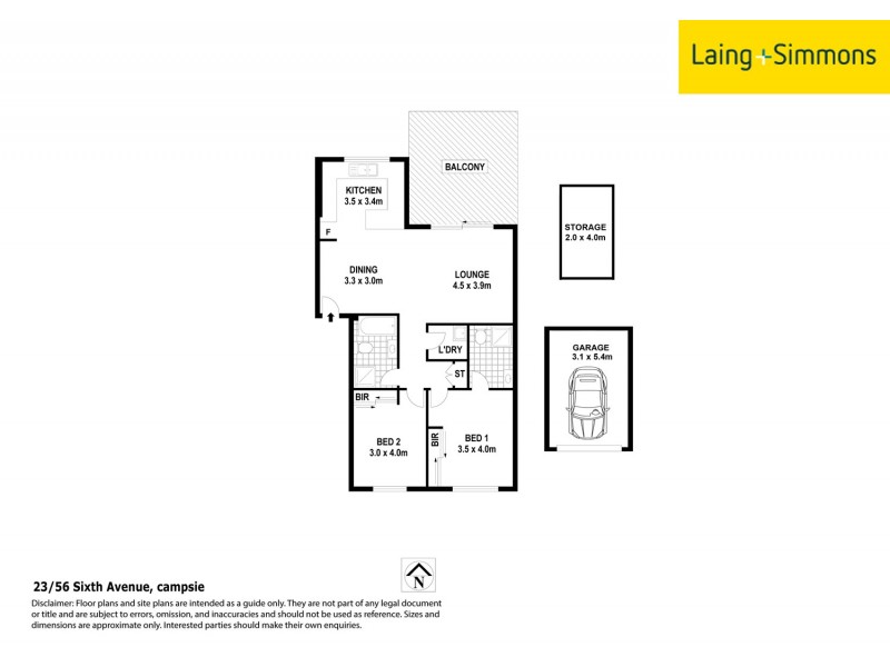 54 Sixth Ave, Campsie NSW 2194 Floorplan