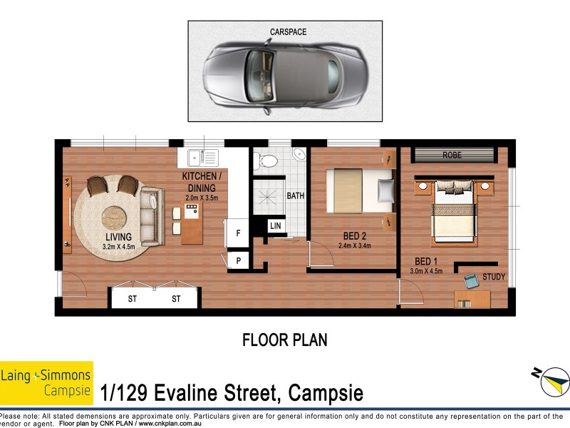 1/129 Evaline street, Campsie NSW 2194
