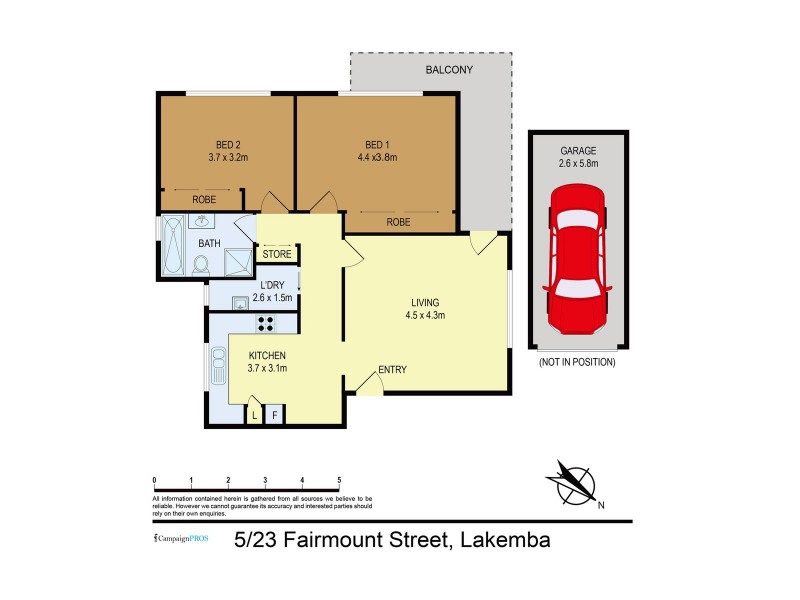 5/23 Fairmount Street, Lakemba NSW 2195