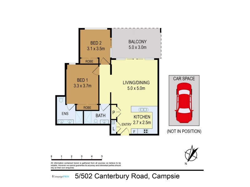 5/518 Canterbury Rd(Entrance from Troy Street), Campsie NSW 2194