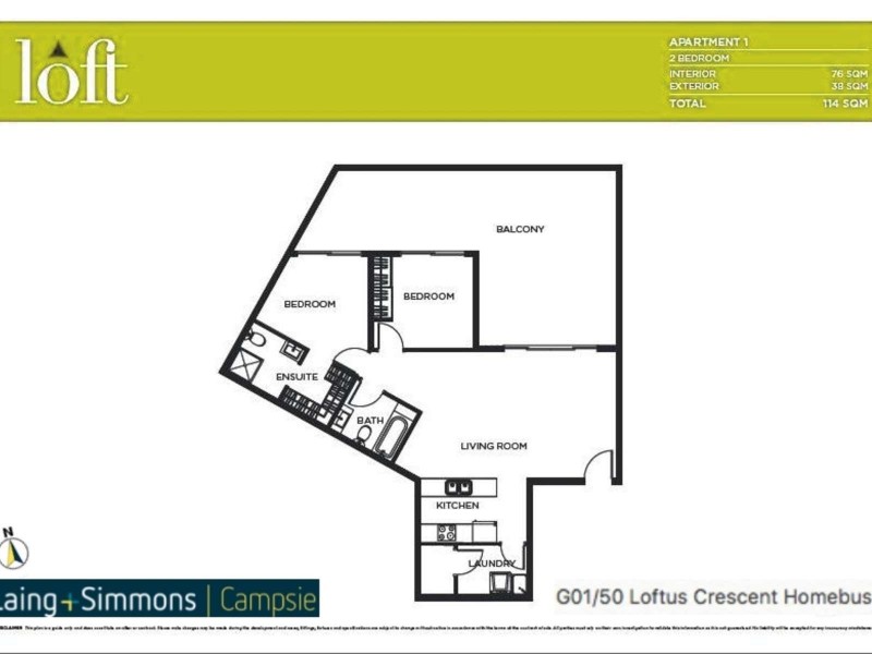 G1/50 Loftus Crescent, Homebush NSW 2140