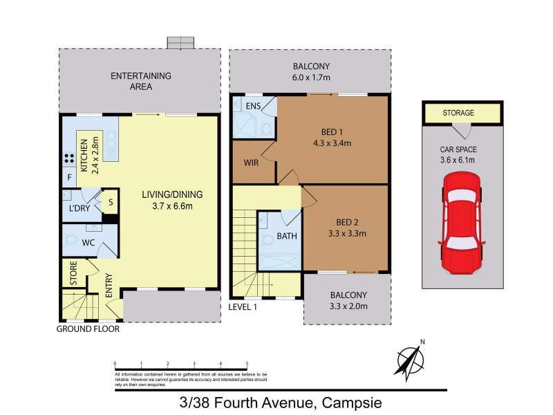 3/38 Fourth Avenue, Campsie NSW 2194