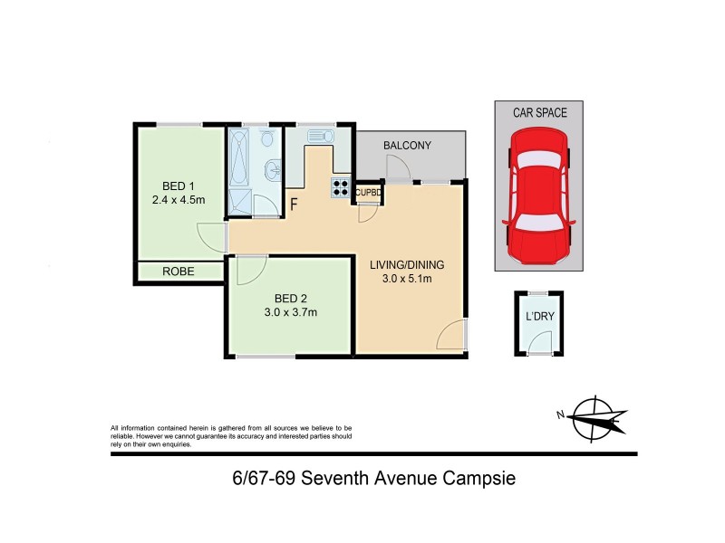 6./67-69 Seventh Avenue, Campsie NSW 2194