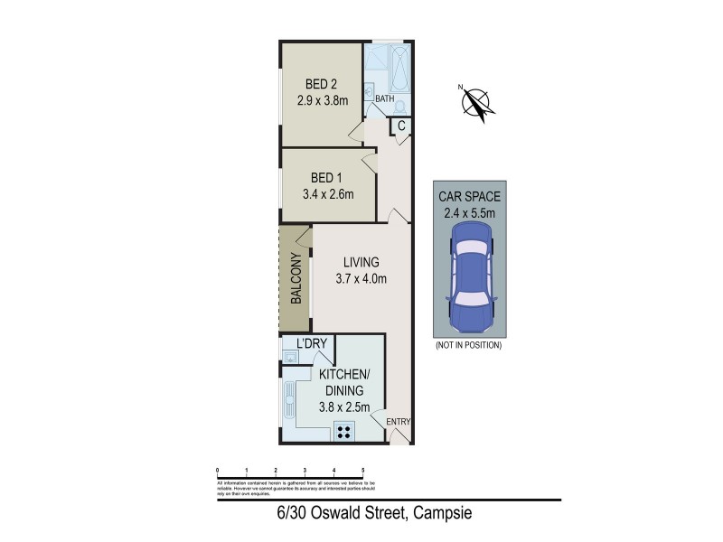 6/30 Oswald Street, Campsie NSW 2194
