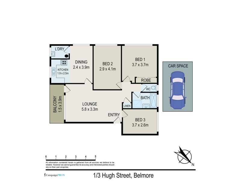 1/3 Hugh Street, Belmore NSW 2192