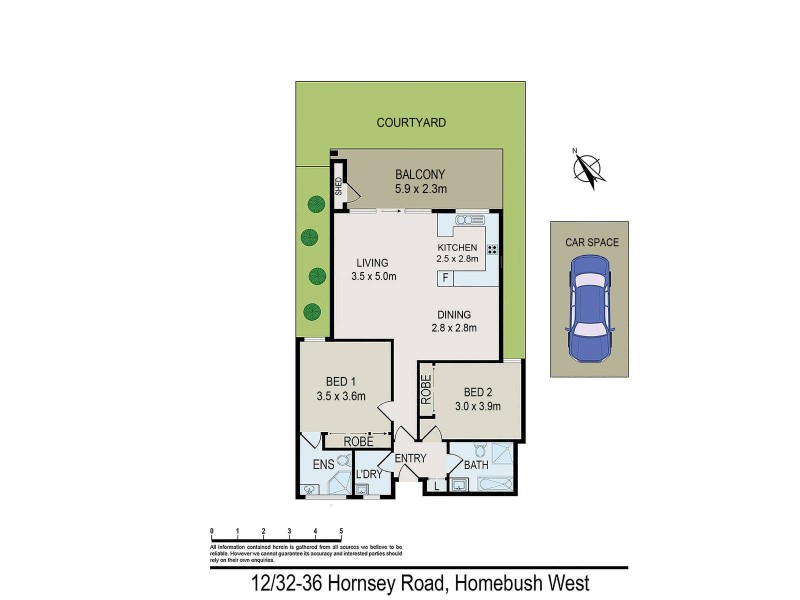 12/32 Hornsey Road, Homebush West NSW 2140