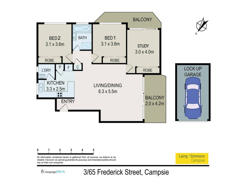 3/65 Frederick Street, Campsie NSW 2194