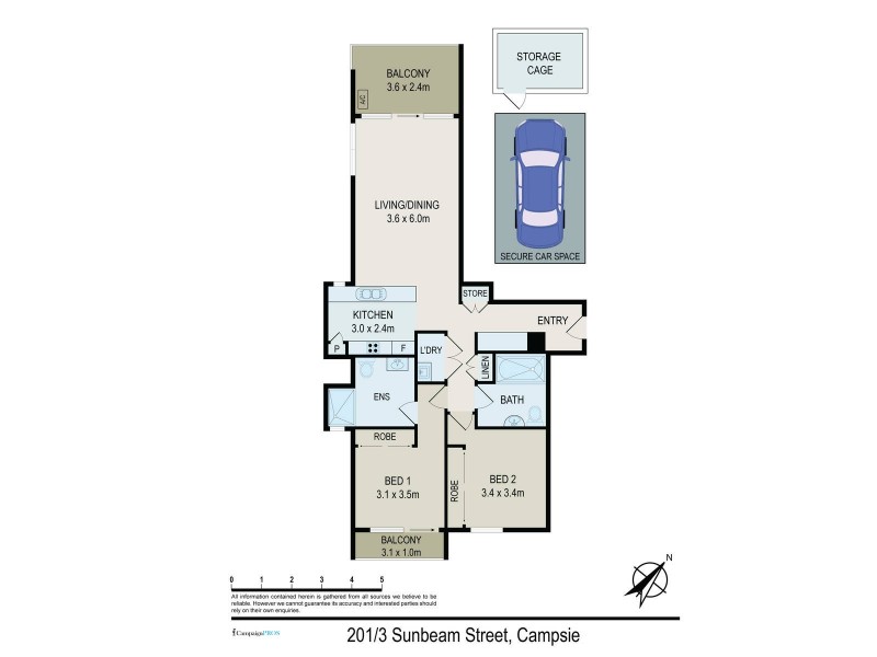 201/3 Sunbeam Street, Campsie NSW 2194