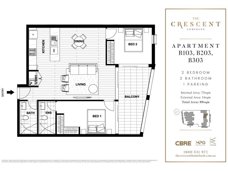 B303/40-42 Loftus Crescent, Homebush NSW 2140