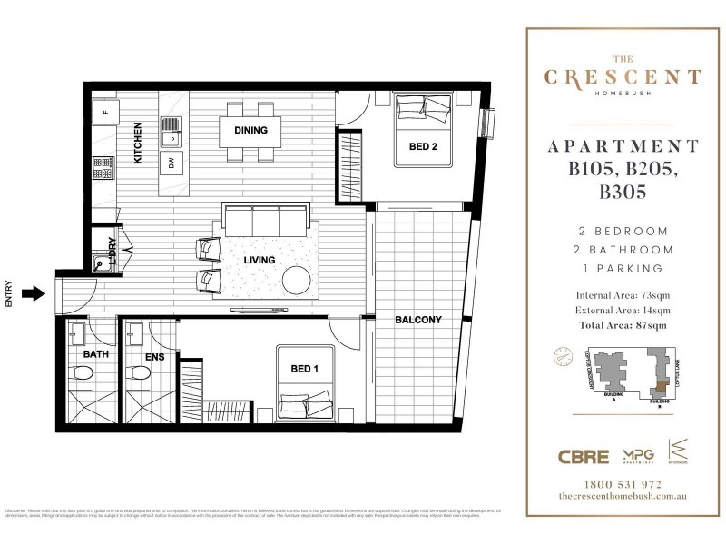 B305/40-42 Loftus Crescent, Homebush NSW 2140