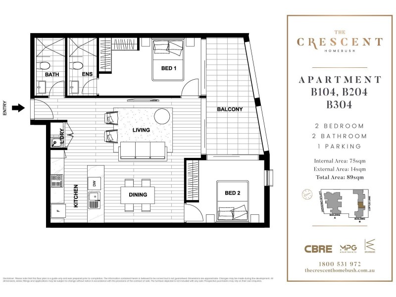 B304/40-42 Loftus Crescent, Homebush NSW 2140
