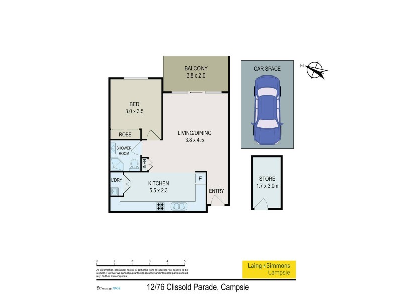 12/76 Clissold Parade, Campsie NSW 2194