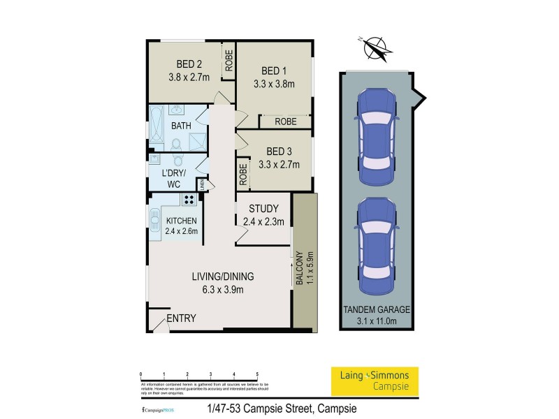 1/47 Campsie Street, Campsie NSW 2194