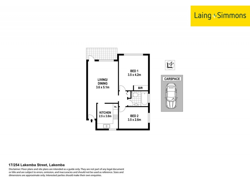 17/254 Lakemba st, Lakemba NSW 2195 Floorplan