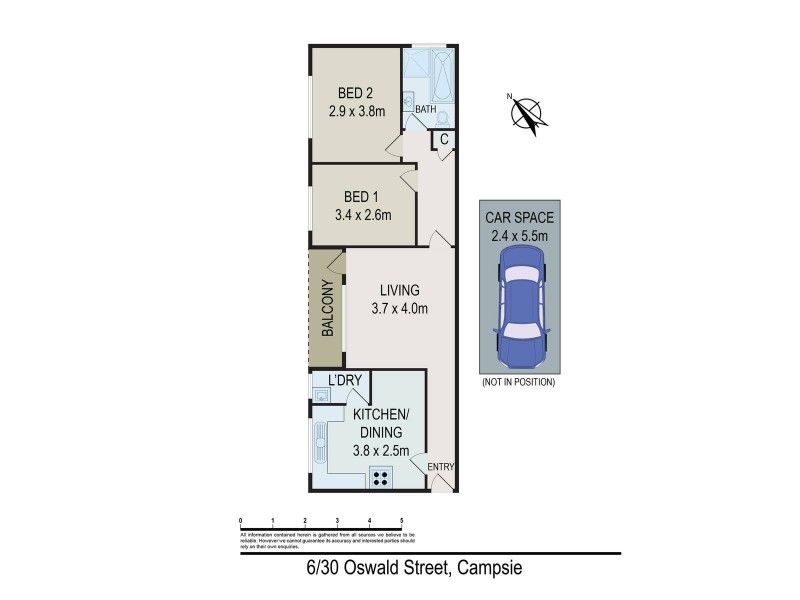 6/30 Oswald St, Campsie NSW 2194