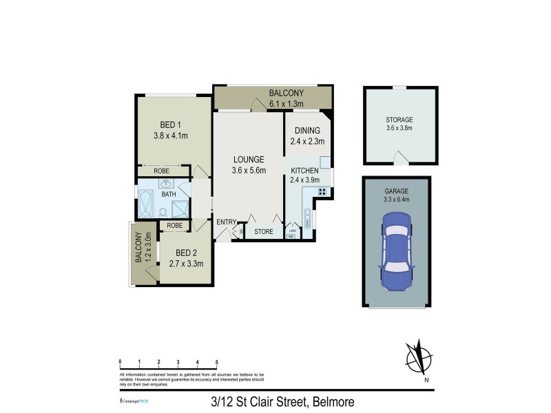 3/12 St Clair Street, Belmore NSW 2192