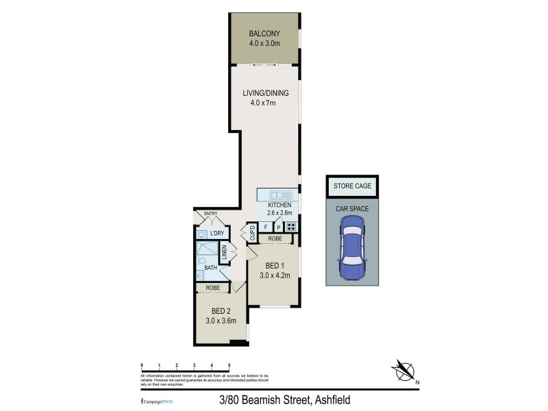 3/80 Beamish St, Campsie NSW 2194