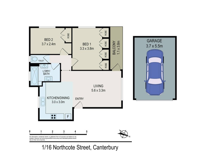 1/16 Northcote St, Canterbury NSW 2193