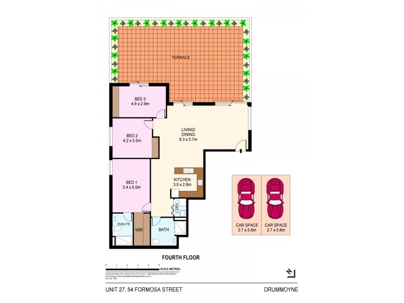 55/54 Formosa Street, Drummoyne NSW 2047 Floorplan